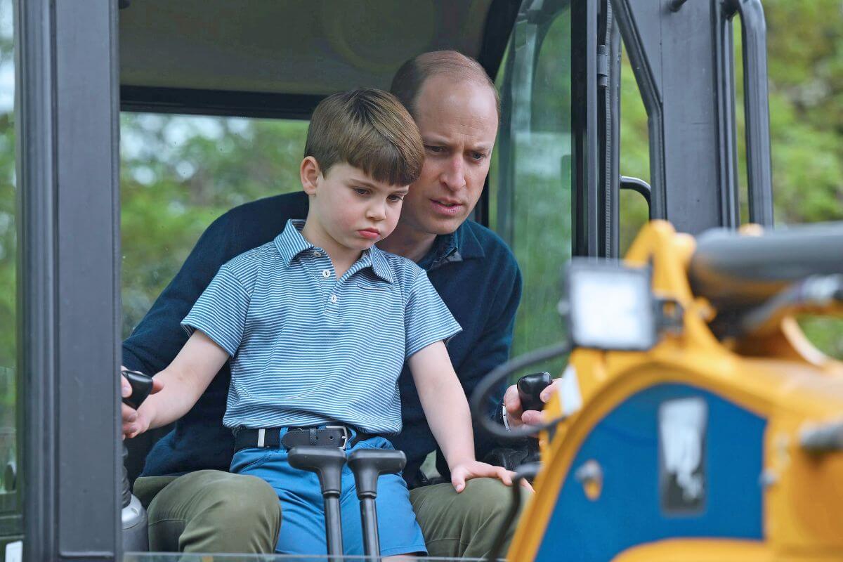 Zo vader, zo zoon: prinsje Louis heeft streken van prins William